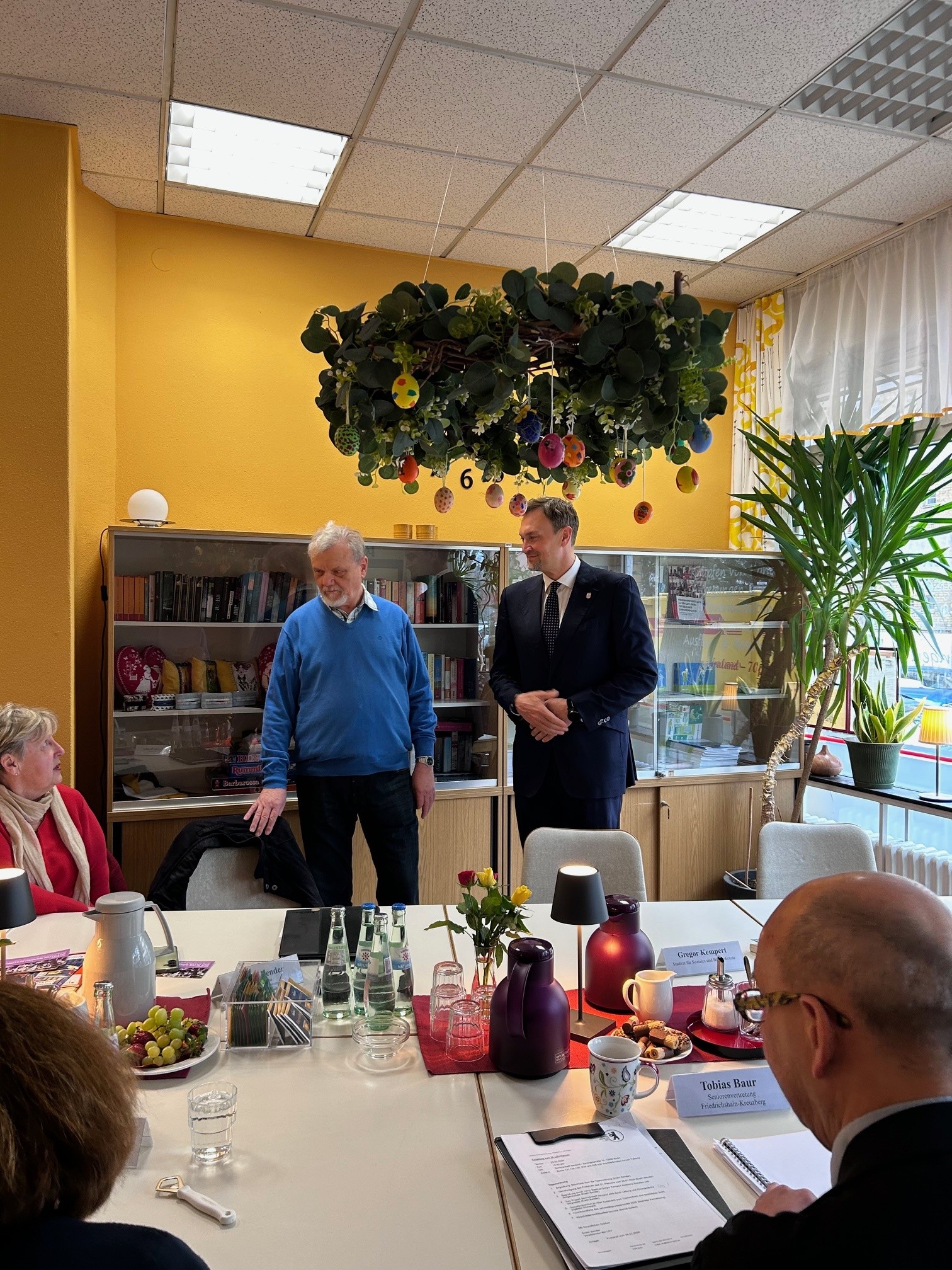 Erwin Bender und Gregor Kempert beim LSV Plenum